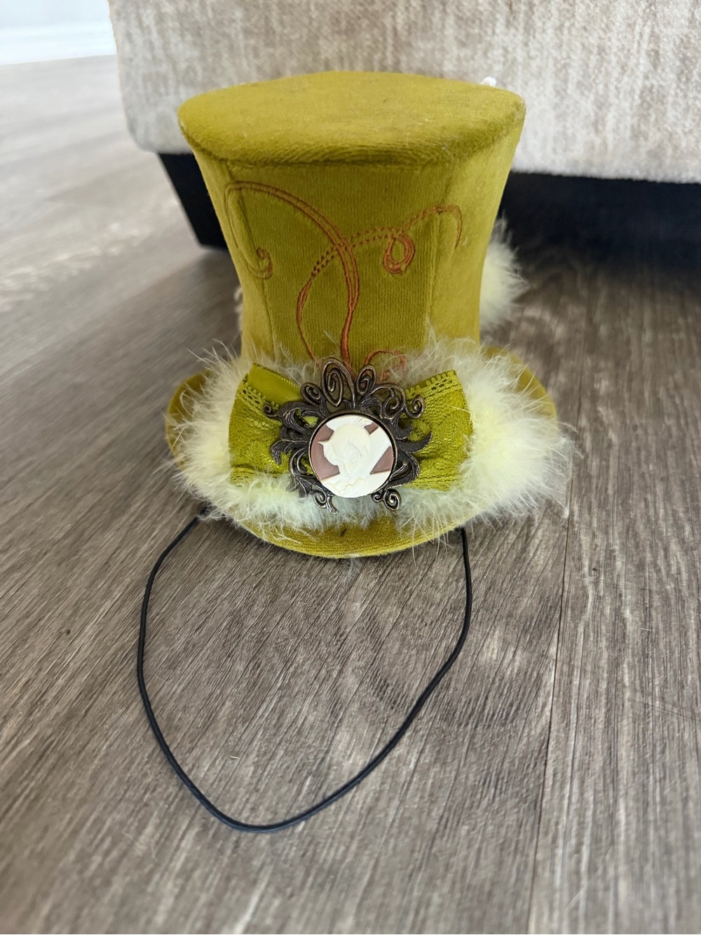 🧚 Tinker Bell Mini Top Hat Disney Theme Parks Tink Adult One Size